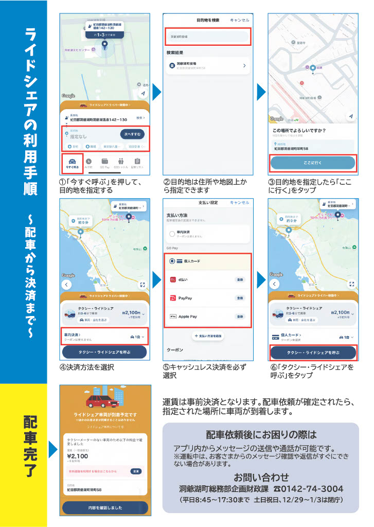 GOアプリの使い方