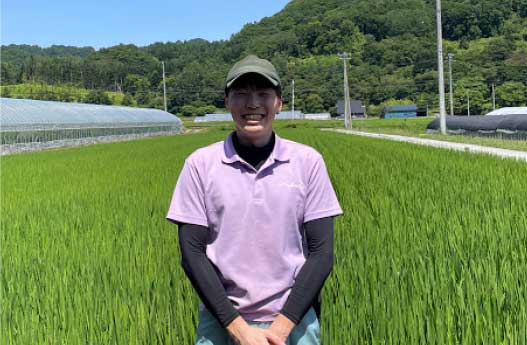財田米生産者 大西浩司さん