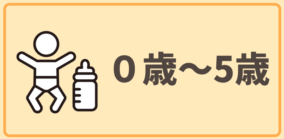 ０歳から５歳